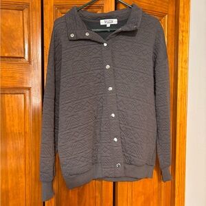 Women's Gray Quilted Jacket